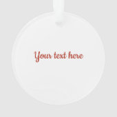 Schattigee kerstmotten met sneeuwpop acryl Ornamen Ornament (achterkant)