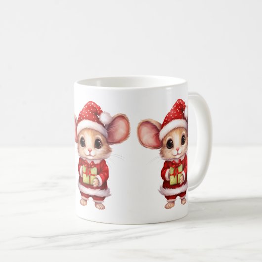 Schattigee kerstmuis Mok (Voorkant rechts)