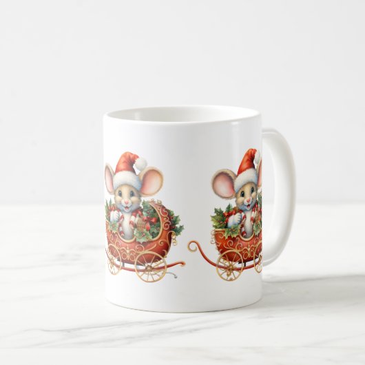 Schattigee kerstmuis Mok (Voorkant rechts)