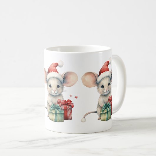 Schattigee kerstmuis Mok (Voorkant rechts)