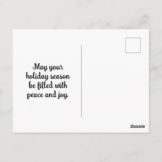 Schattigee kerstmuizen en boompjes op Bourgogne Ro Briefkaart (Achterkant)