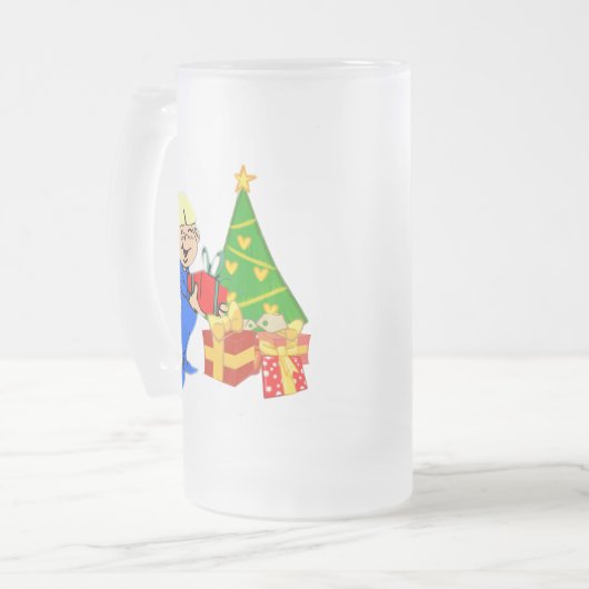 Schattigee kerstochtend Kind Mok (Voorkant links)