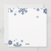 Schattigee kerstpinguïn met Pet Feestdagenkaart (Achterkant)