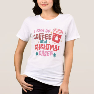 Schattigee kerstsfeer Tri-Blend shirt