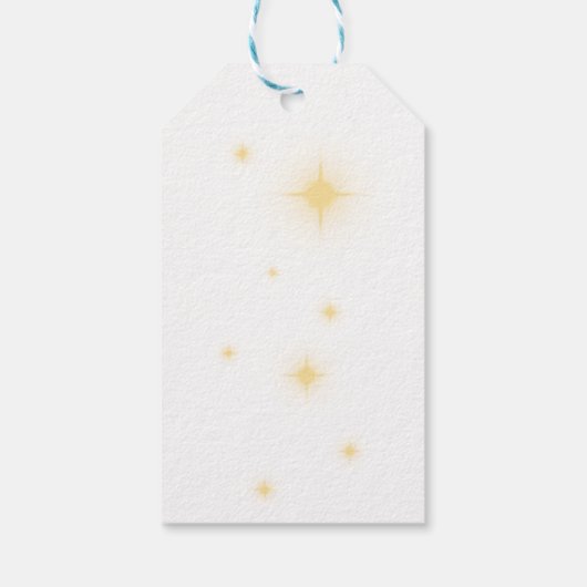 Schattigee kerststal cadeau Labels Cadeaulabel (Achterkant)