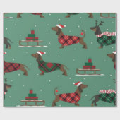 Schattigee kerststal cadeaupapier (Vlak)