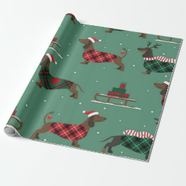Schattigee kerststal cadeaupapier