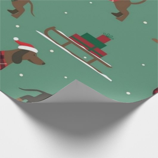 Schattigee kerststal cadeaupapier (Hoek)