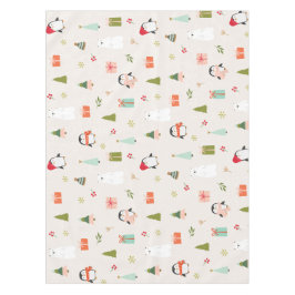 Schattigee kerstsymbolen tafelkleed