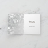 Schattigee kersttakken en -ballen feestdagen kaart (Binnen)