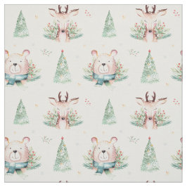 Schattigee kerstvakantie bomen Woodland Beer & Dee Stof