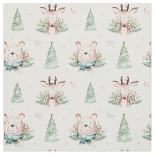 Schattigee kerstvakantie bomen Woodland Beer & Dee Stof