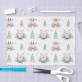 Schattigee kerstvakantie bomen Woodland Beer & Dee Tissuepapier (Craft)