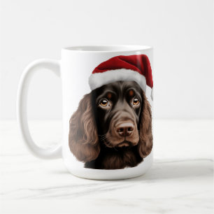 SCHATTIGEE KERSTVAKANTIE COCKER SPANIEL DOG KOFFIEMOK