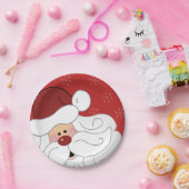 Schattigee kerstvakantie Kerstmis Papieren Bordje (Feest)