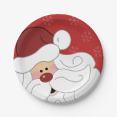 Schattigee kerstvakantie Kerstmis Papieren Bordje (Voorkant)