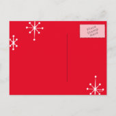 SCHATTIGEE KERSTVAKANTIE LUIAARD BRIEFKAART (Achterkant)
