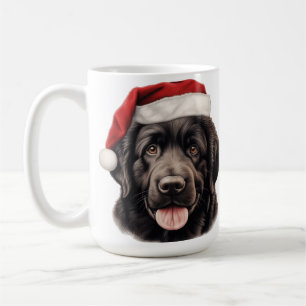 SCHATTIGEE KERSTVAKANTIE NEWFOUNDLAND DOG KOFFIEMOK