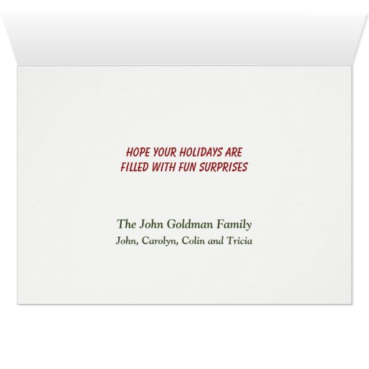 Schattigee kerstverrassing Corgi Gift Dog (Binenzijde Horizontaal (Onderkant))