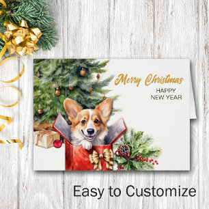 Schattigee kerstverrassing Corgi Gift Dog