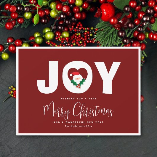 Schattigee kerstvreugde Vrolijke kerstgroeten Feestdagenkaart