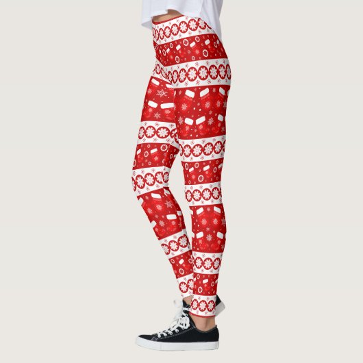 Schattigee kerstwanten & kousen lang leggings (Links)