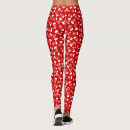 Schattigee kerstwanten & kousen Patroon Leggings