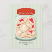 Schattigee kerstwensen briefkaart (Voorkant)