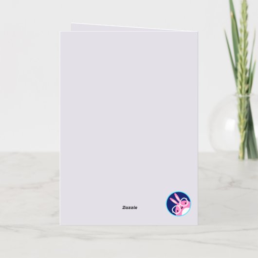 Schattigee kerstwoordspeling Gepersonaliseerde vak Folie Wenskaart (Achterkant)