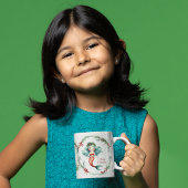 Schattigee kerstzeemeermin koffiemok