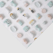 Schattigee keuken gadget iconen patroon tissuepapier (Detail)