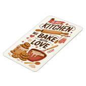 Schattigee Keuken Muurdecoratie voor Bakkers Magneet (Linkerzijde)
