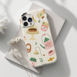 Schattigee keuken thee liefhebbers trendy bakkerij Case-Mate iPhone 14 pro hoesje