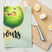 Schattigee keuken woordspeling kunst theedoek (Quarter Fold)