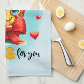 Schattigee keuken woordspeling kunst theedoek (Quarter Fold)