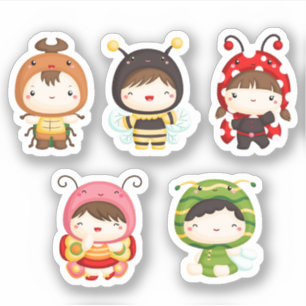 Schattigee Kevers en Bug Kinder Sticker