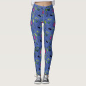 Schattigee kevers insecten kunst leggings (Voorkant)