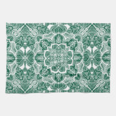Schattigee kevers Mandala met de hand getekend Theedoek (Horizontaal)