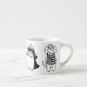 Schattigee Kiddie Cartoon Critters Espresso Kop (Rechts)