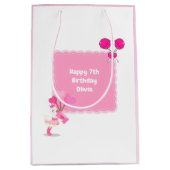 Schattigee Kids Verjaardag Party Gift Bag Medium Cadeauzakje (Voorkant)