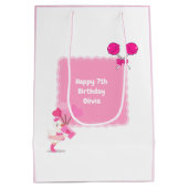Schattigee Kids Verjaardag Party Gift Bag Medium Cadeauzakje (Achterkant)
