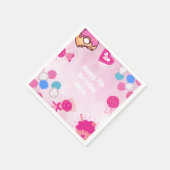 Schattigee Kids Verjaardagsfeestje Servet (Hoek)