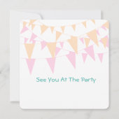 Schattigee Kids Verjaardagsuitnodiging Kaart (Achterkant)