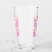 Schattigee kikker en paddenstoel - Funny Romantisc Glas (Links)