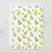 Schattigee kikker Kinder slaap onder handgetekende Kaart (Achterkant)