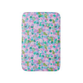 Schattigee kikker kunst badmat met roze achtergron (Voorkant Verticaal)