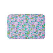 Schattigee kikker kunst badmat met roze achtergron (Voorkant)