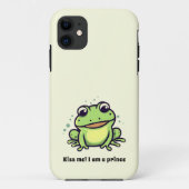 Schattigee kikker kus me Case-Mate iPhone case (Achterkant)