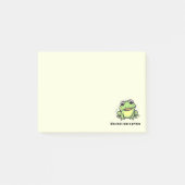 Schattigee kikker kus me post-it® notes (Voorkant)