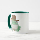 Schattigee kikker met cowboy Pet Mok (Voorkant links)